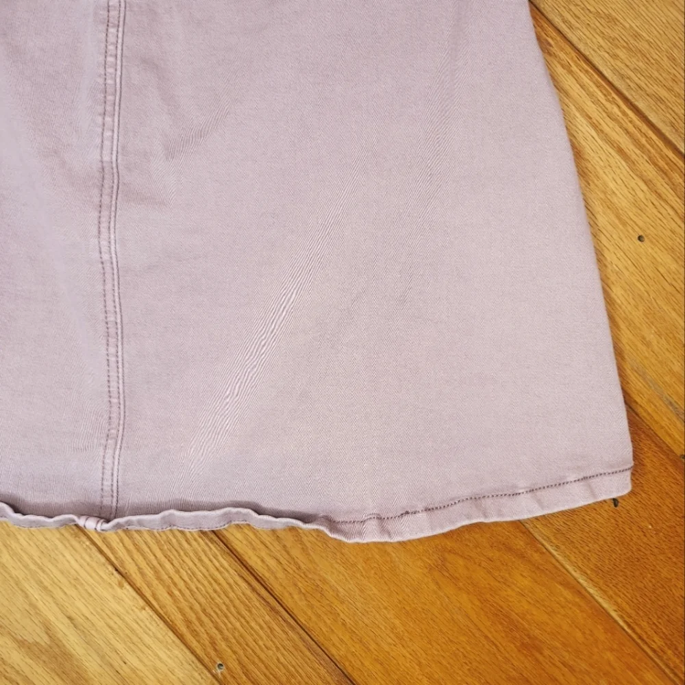 Altar'd state small light purple button up mini skirt